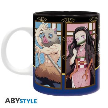 DEMON SLAYER - Tasse "Unterhaltungsbezirk"  Holen Sie sich Ihre Energie und gehen Sie dank eines starken Kaffees und dieser Demon Slayer Tasse schnell zur Tür.